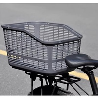 Stowaway EasyRider Rear Basket- Tool Free QR Buckle445x355x245 214g Enviro PP Material Grey