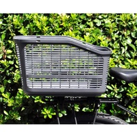 Stowaway EasyRider Rear Basket- Tool Free QR Buckle445x355x245 214g Enviro PP Material Grey