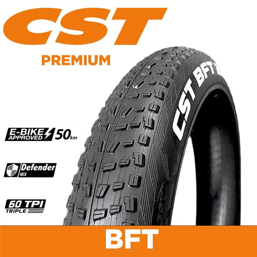CST Tyre BFT Fat (C1752) 20 x 4.0 EBike 50km Approved 60TPI Triple Defender Mix
