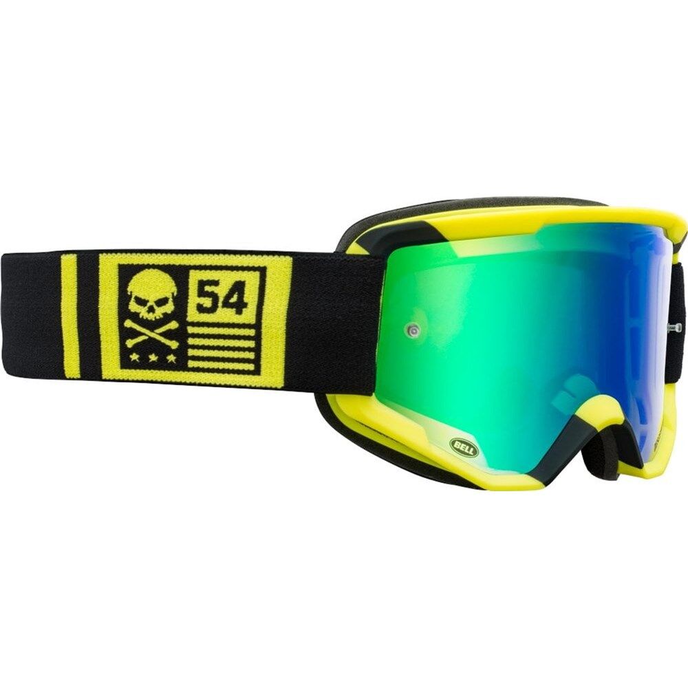 Bell Goggles Descender Matt Hi-Viz/Black Xbones Gn/Mr [Onc01]
