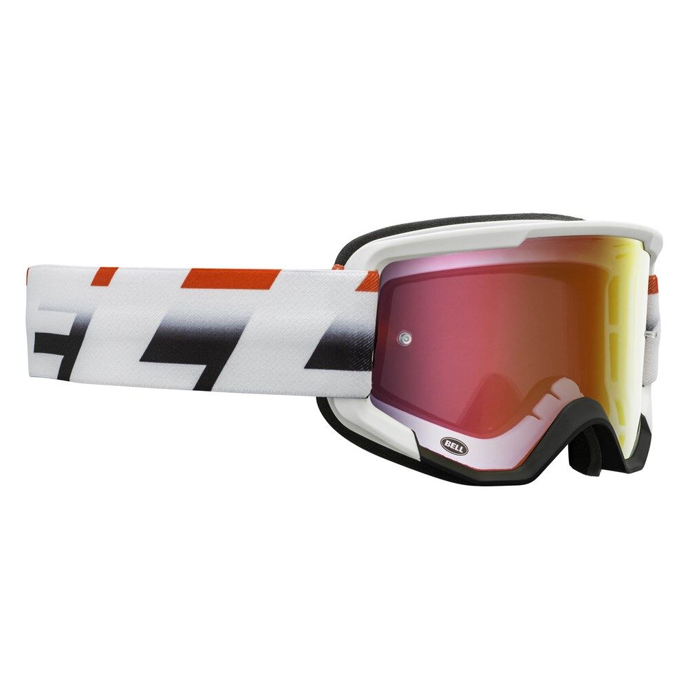 Bell Goggles Descender Matt White/Red/Black Victory Rd/Mr [Onc01]
