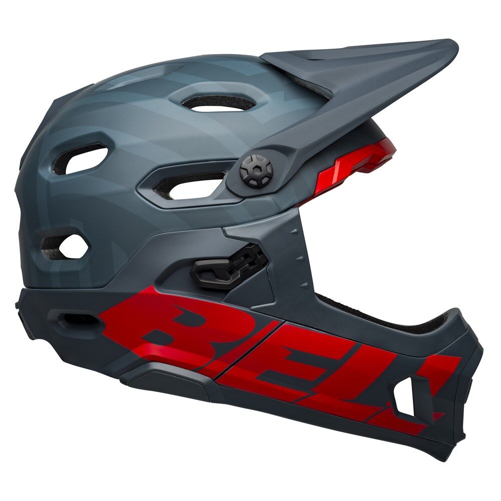Bell Super Dh Sphr MIPS Blue/Crimson (Md)