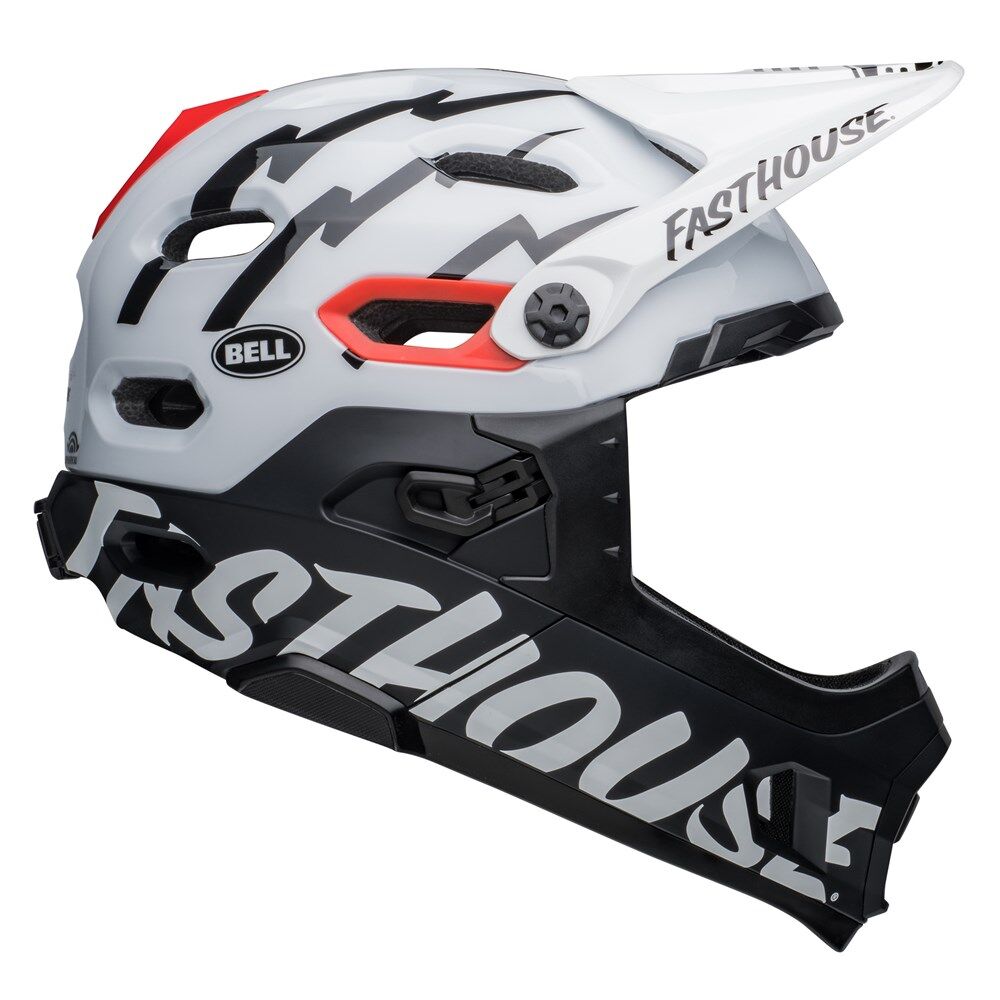 Bell Super Dh Sphr MIPS M/G Black/White Fasthouse (Md)