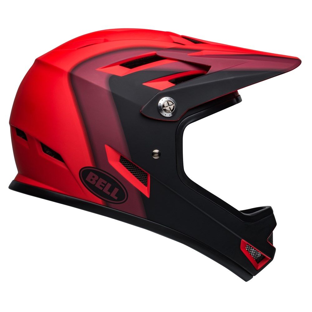 Bell Sanction Matt Red/Black Presence (Lg)