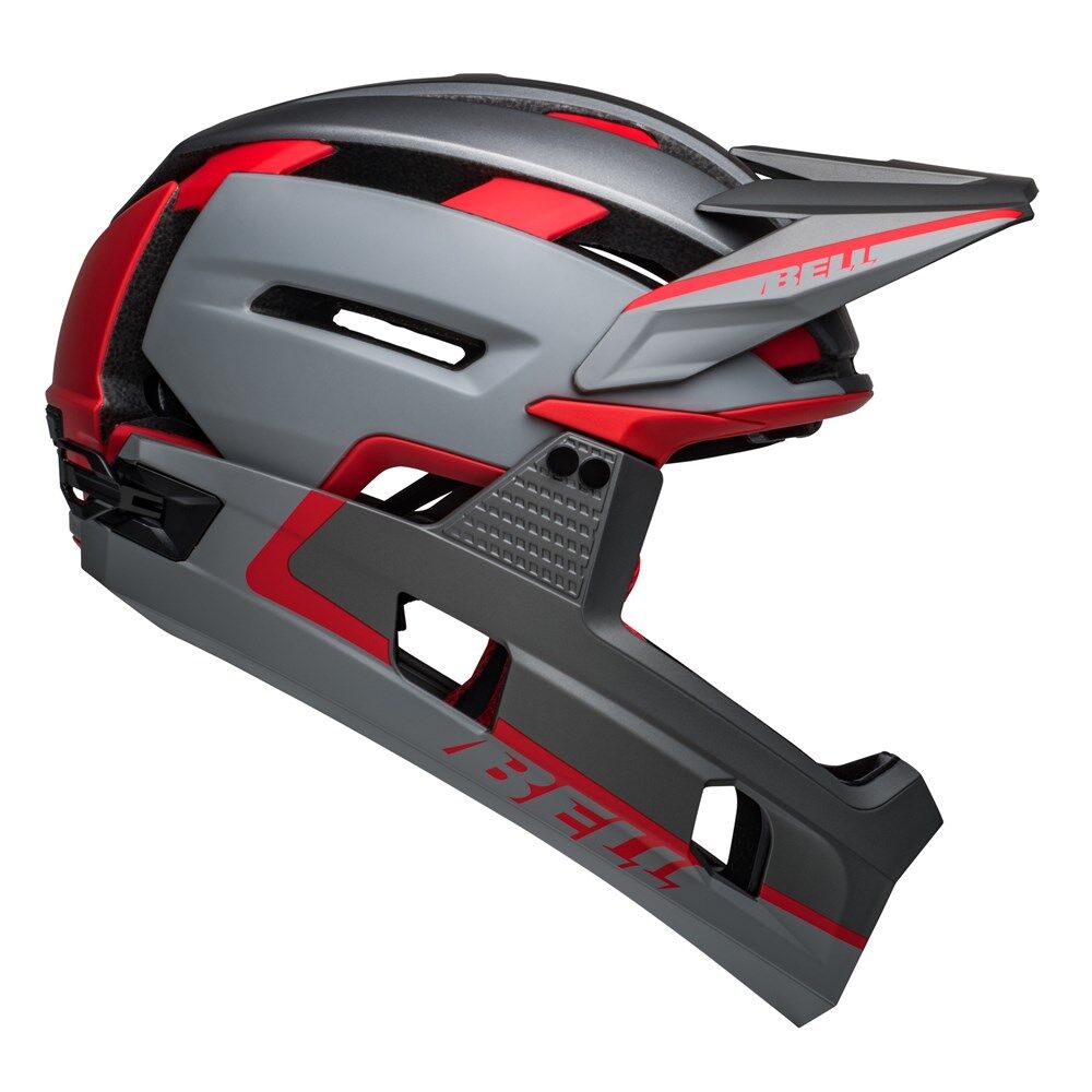 Bell Super Air R Sphr MIPS Matt Grey/Red (Md)