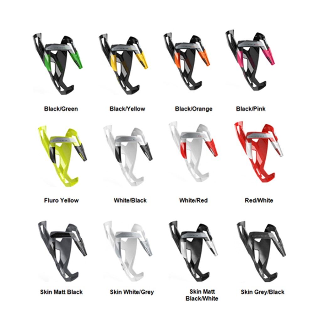 Elite Bottle Cage Custom Race Plus Gloss Black Yellow