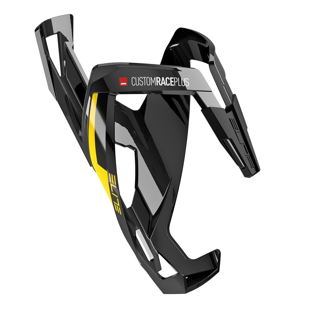 Elite Bottle Cage Custom Race Plus Black Glossy Yellow