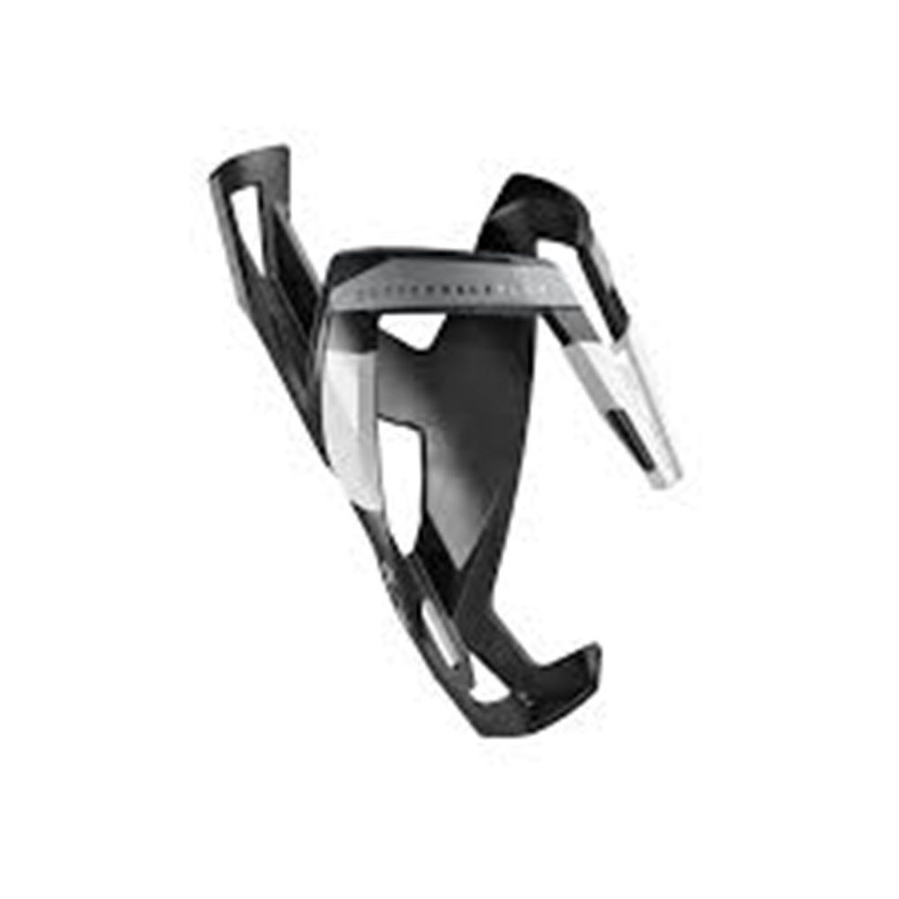 Elite Bottle Cage Custom Race Plus Black Mat White