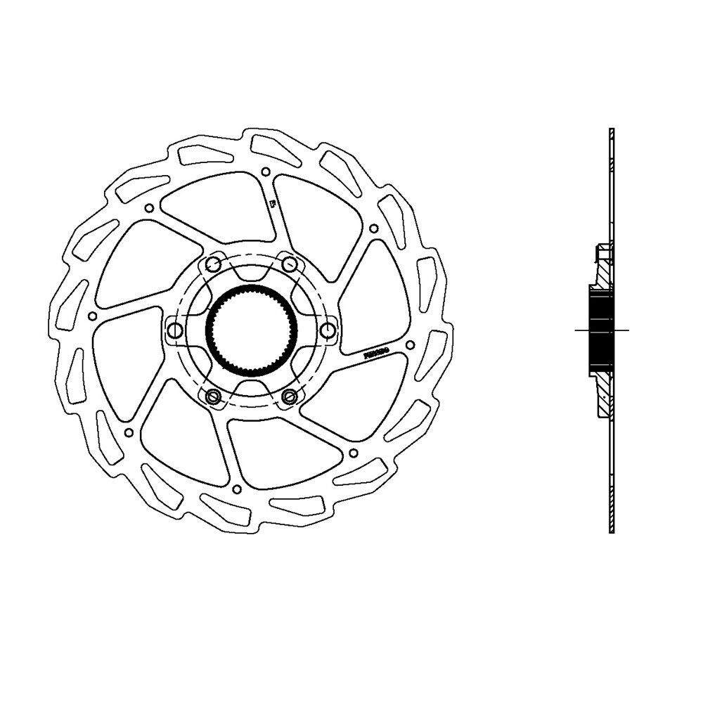 Ferodo Disc Rotor Tz-23 Center Lock 160mm (1.8mm)