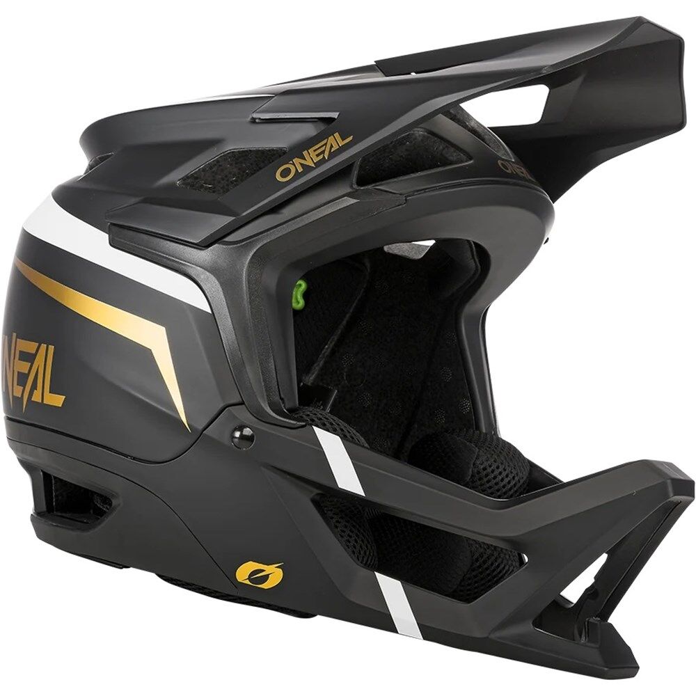 Oneal Transition Helmet Flash Black/White/Gld (Sm)