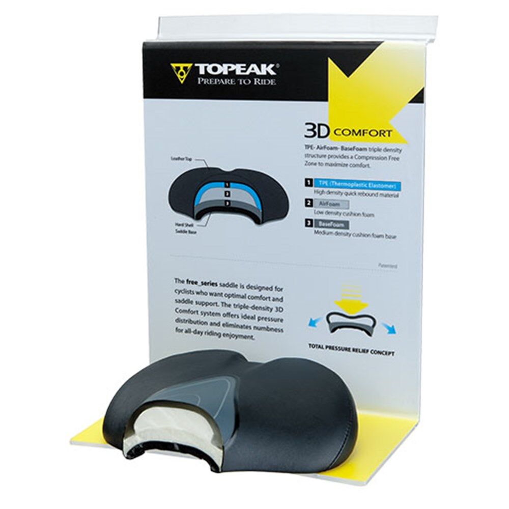 Topeak Topeak 3D Comfort Saddle Pop Display #