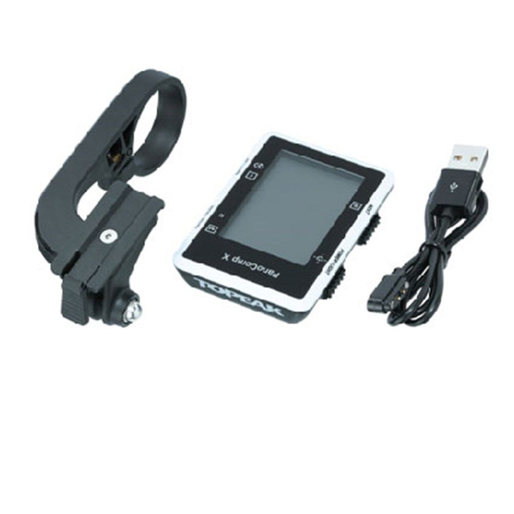 Topeak Panocomp X Bt Smart Wireless W/Duoband Speed & Cadence Sensor Black