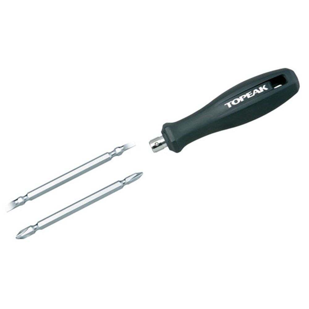 Topeak Quad Driver 4/6 Flat Head & 1/2 Philps 4 Tool