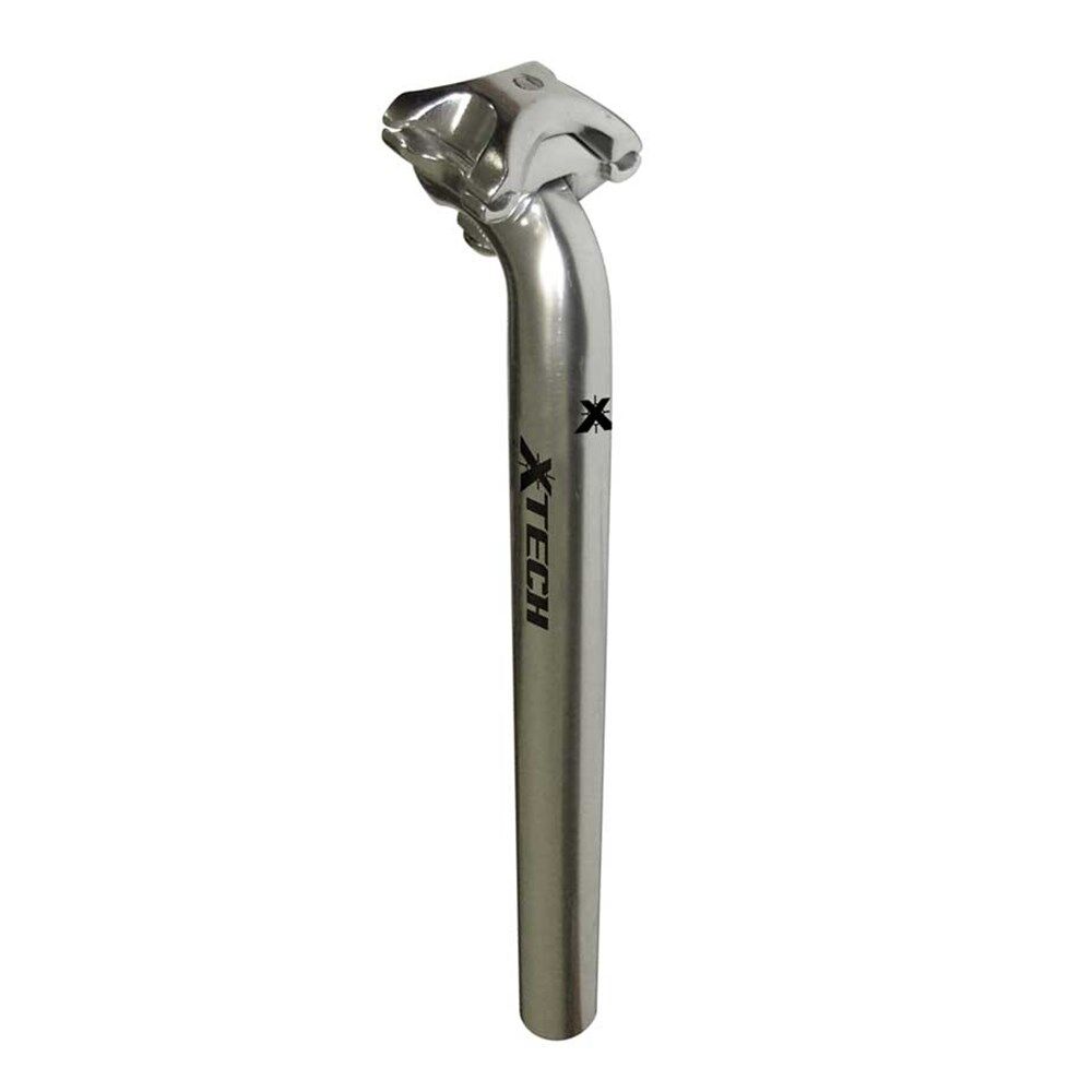 X-Tech Seat Post Alloy 400mm Silver 26.8