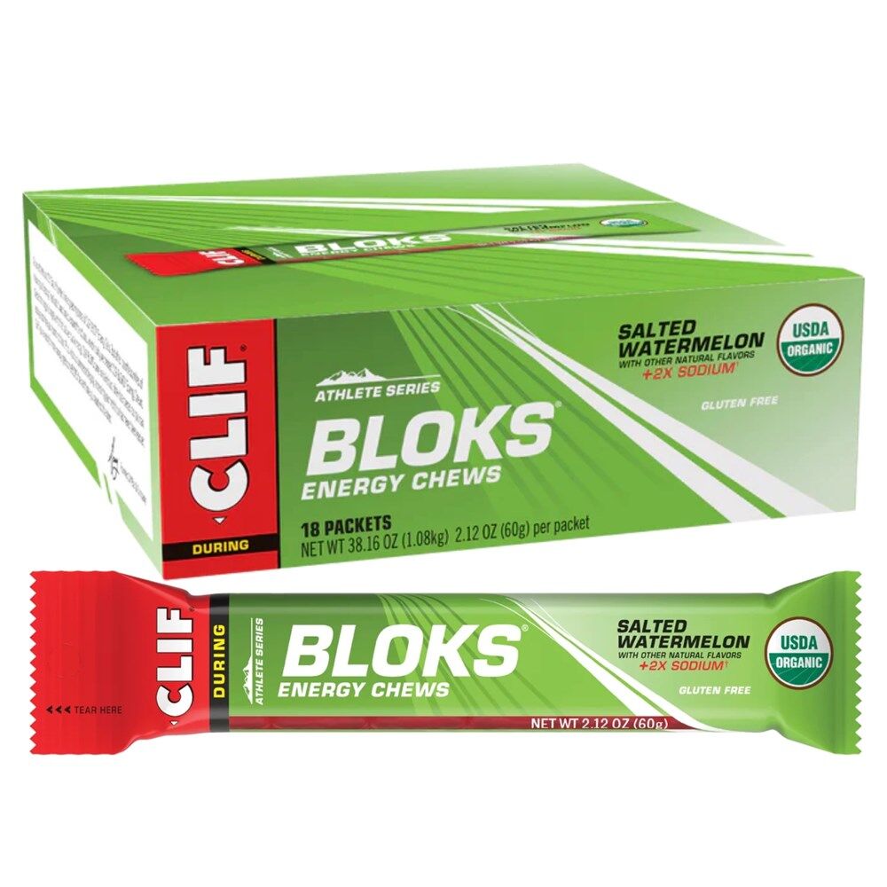 CLIF Bloks Energy Chews Salted Watermelon Single barcode 722252488565