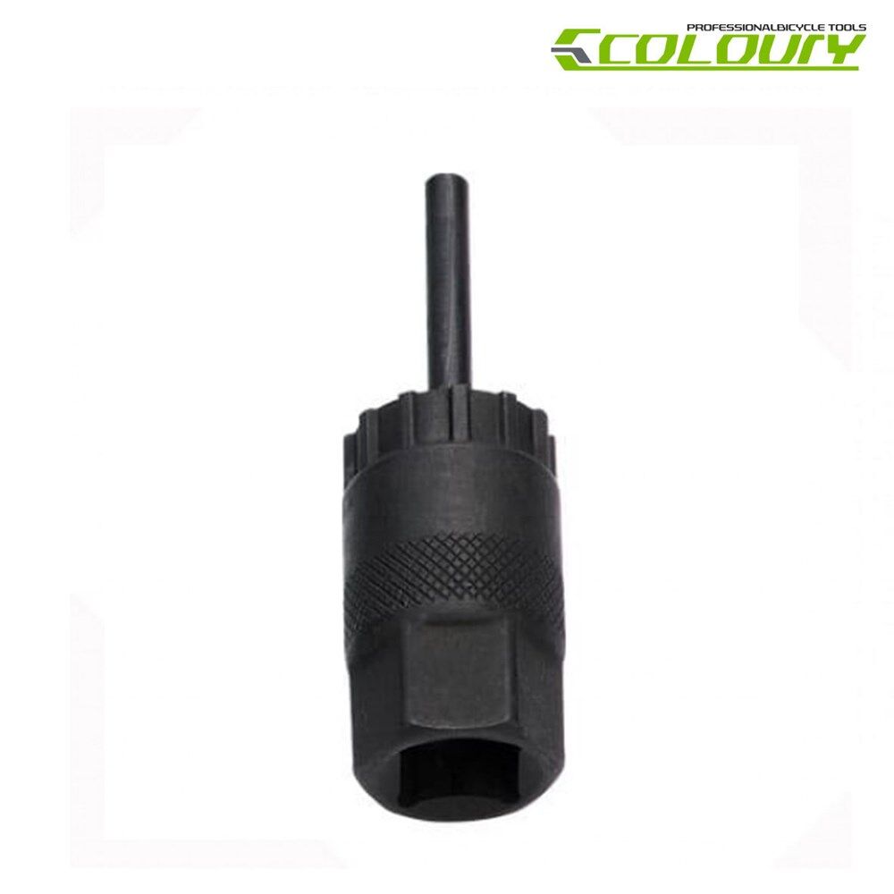 COLOURY Freewheel Cassette Tool With C-Pin For Shimano
