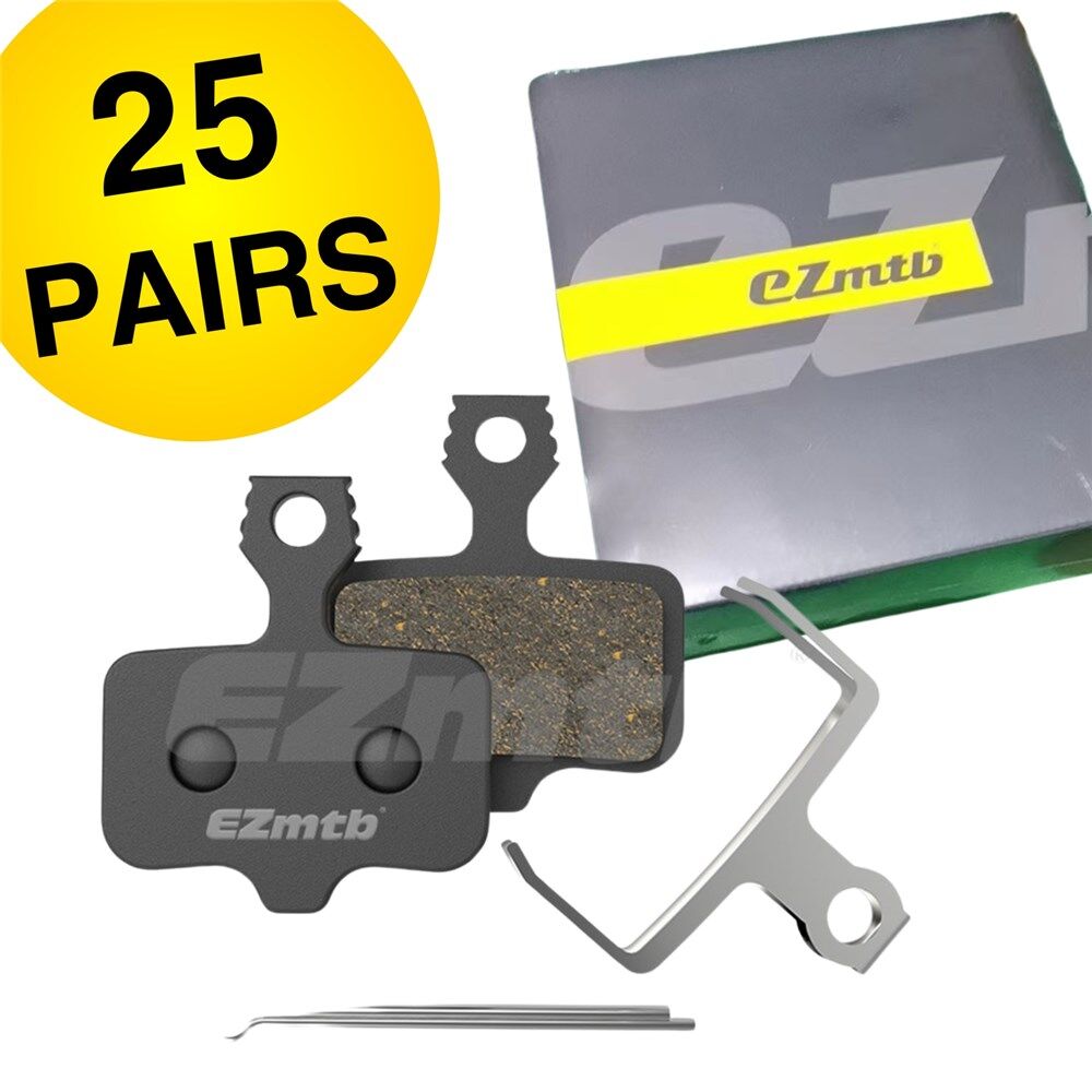 EZMTB Semi Metallic Brake Pads SRAM E1 Workshop Box 25 Pairs