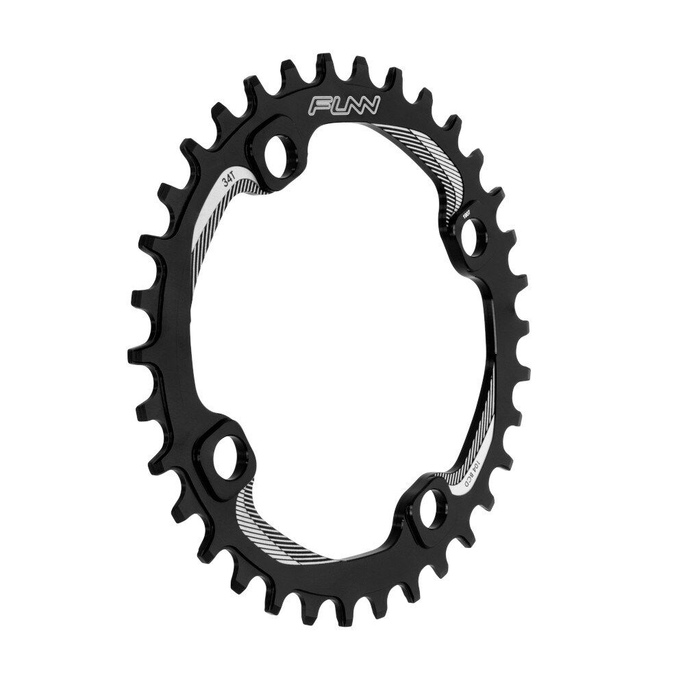 FUNN Chain Ring Solo Narrow Wide 34T 104mm BCD Black