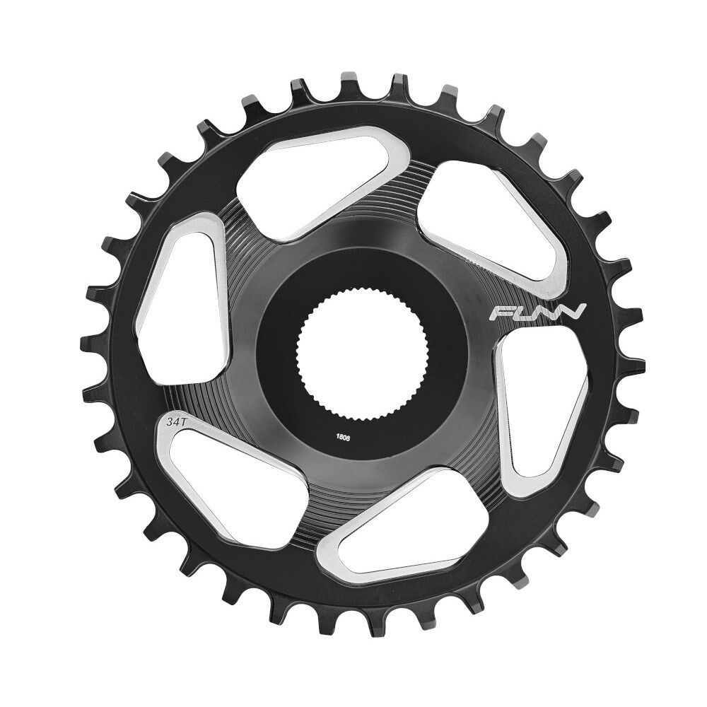 FUNN Chain Ring Solo ES Narrow Wide E-Bike 36T Direct Mount 50/53mm Shimano E8000/E7000 Black