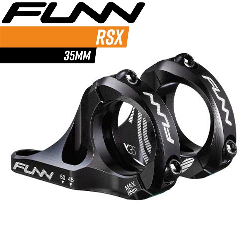 FUNN Stem Rsx 35mm Bar Adjustable 45mm/50mm 30mm Rise Black