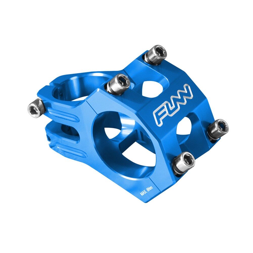 FUNN Stem Funnduro 35 35mm 0° Rise Steer 1-1/8 Inch Blue