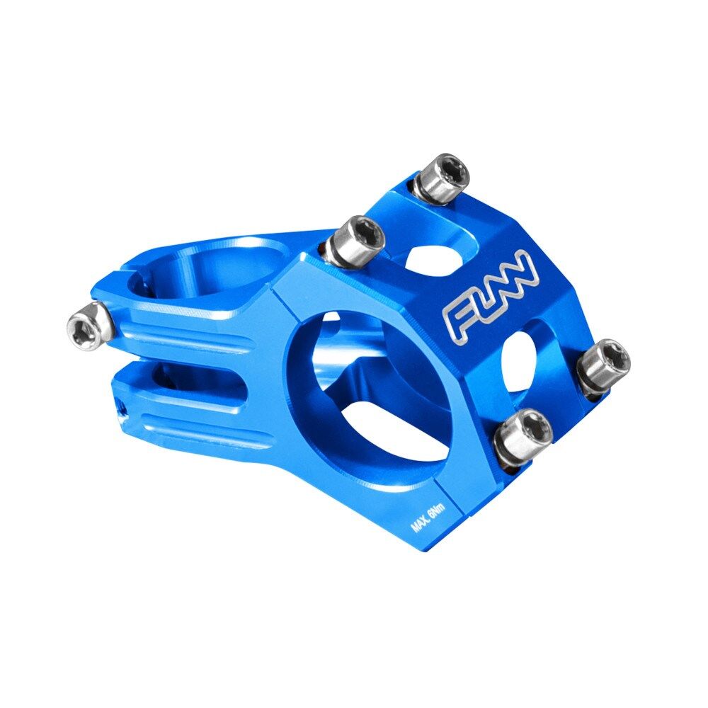 FUNN Stem Funnduro 35 45mm 0° Rise Steer 1-1/8 Inch Blue