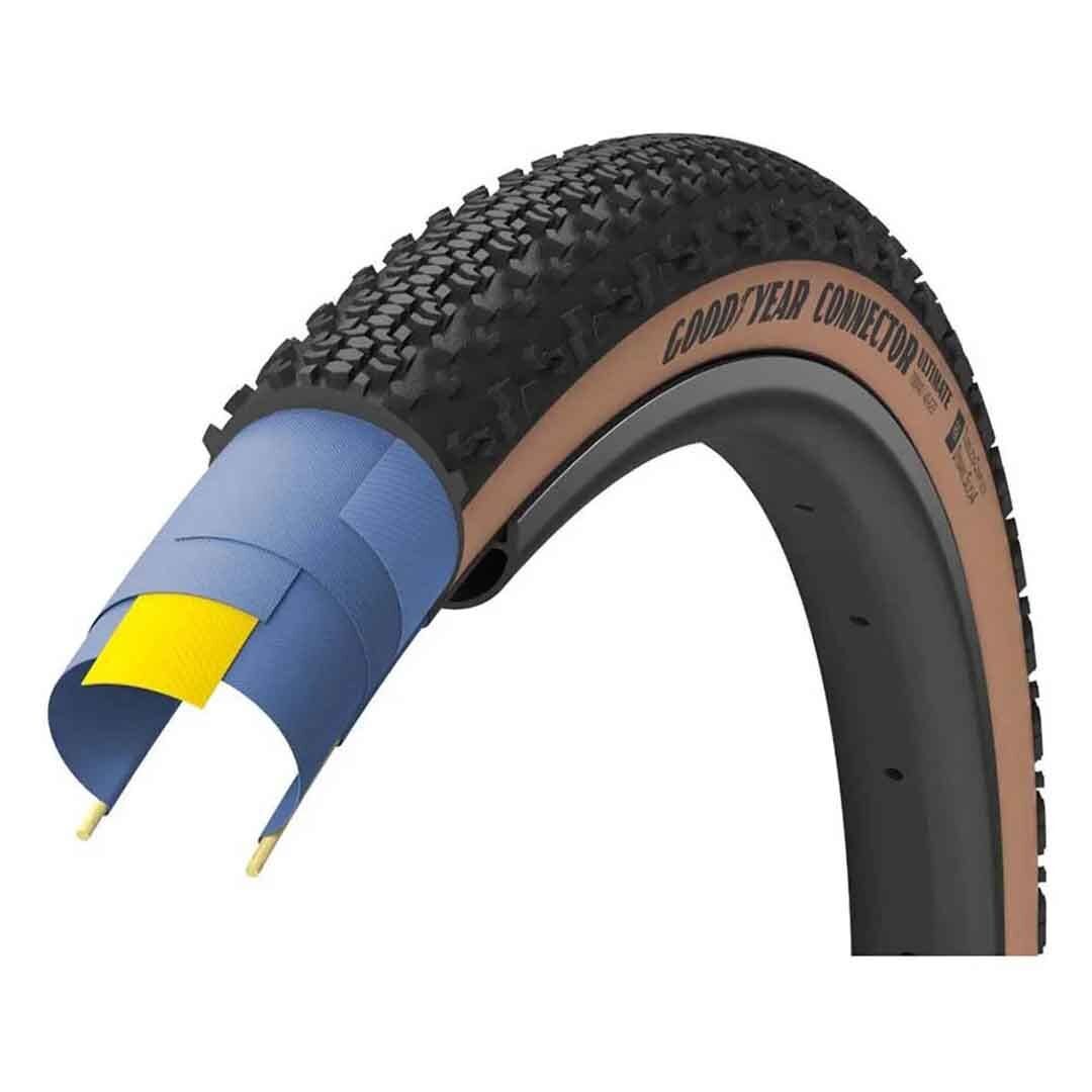 Goodyear Connector Ultimate Road Tubeless Tyre 650x50 Tan