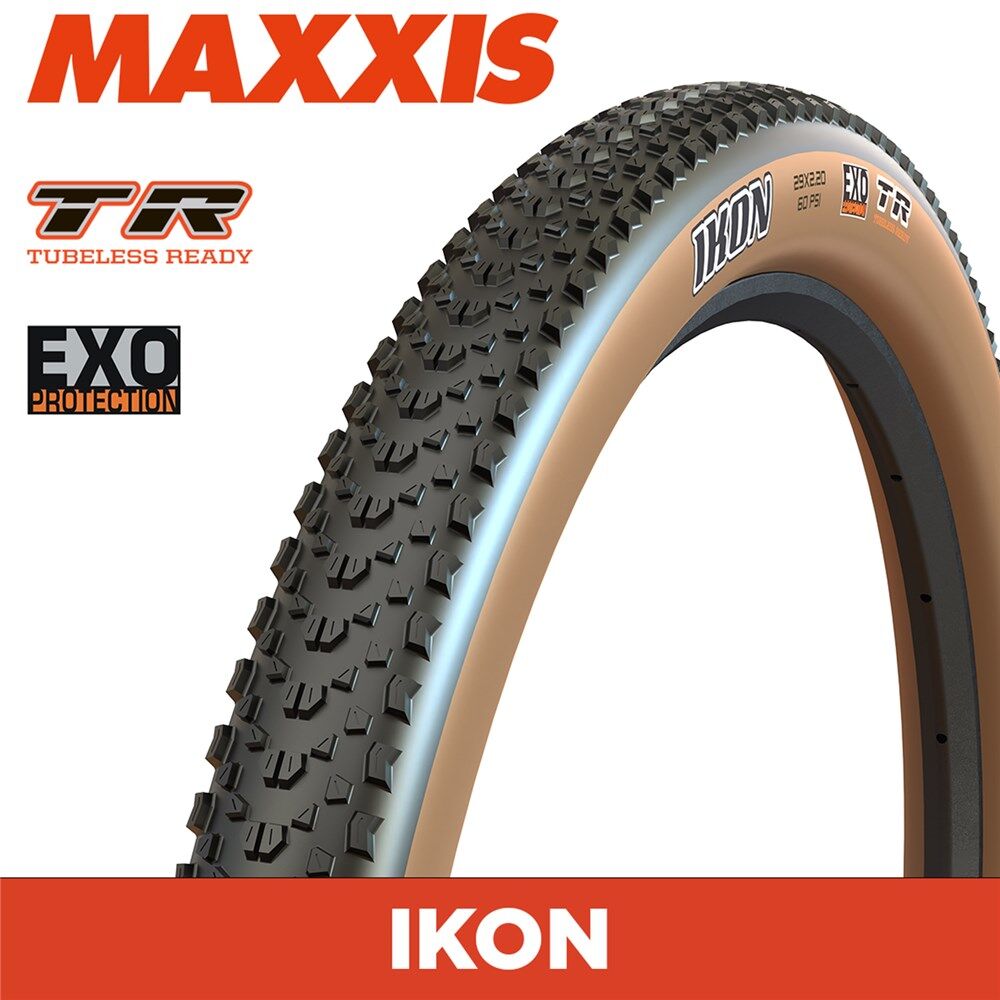 MAXXIS Ikon 27.5 X 2.20 Folding 60TPI EXO TR Tanwall