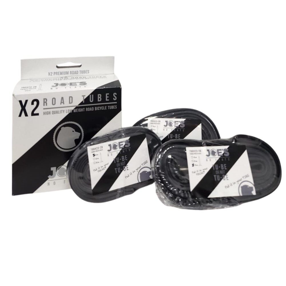 Joes No Flats Premium Road Tubes 700c x 23-28c 60mm PV