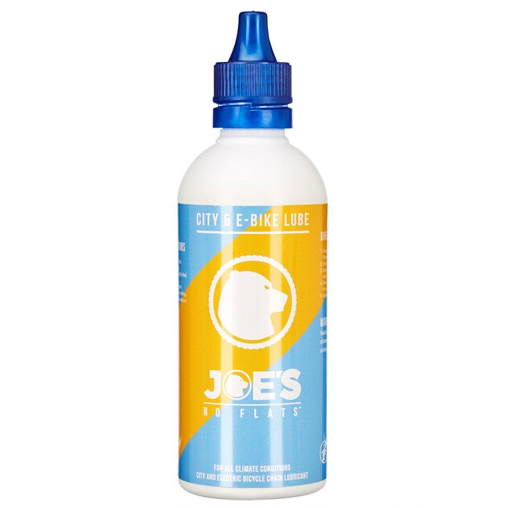 JOES NO-FLATS City & E-Bike Yellow Lube 125mL All Conditions