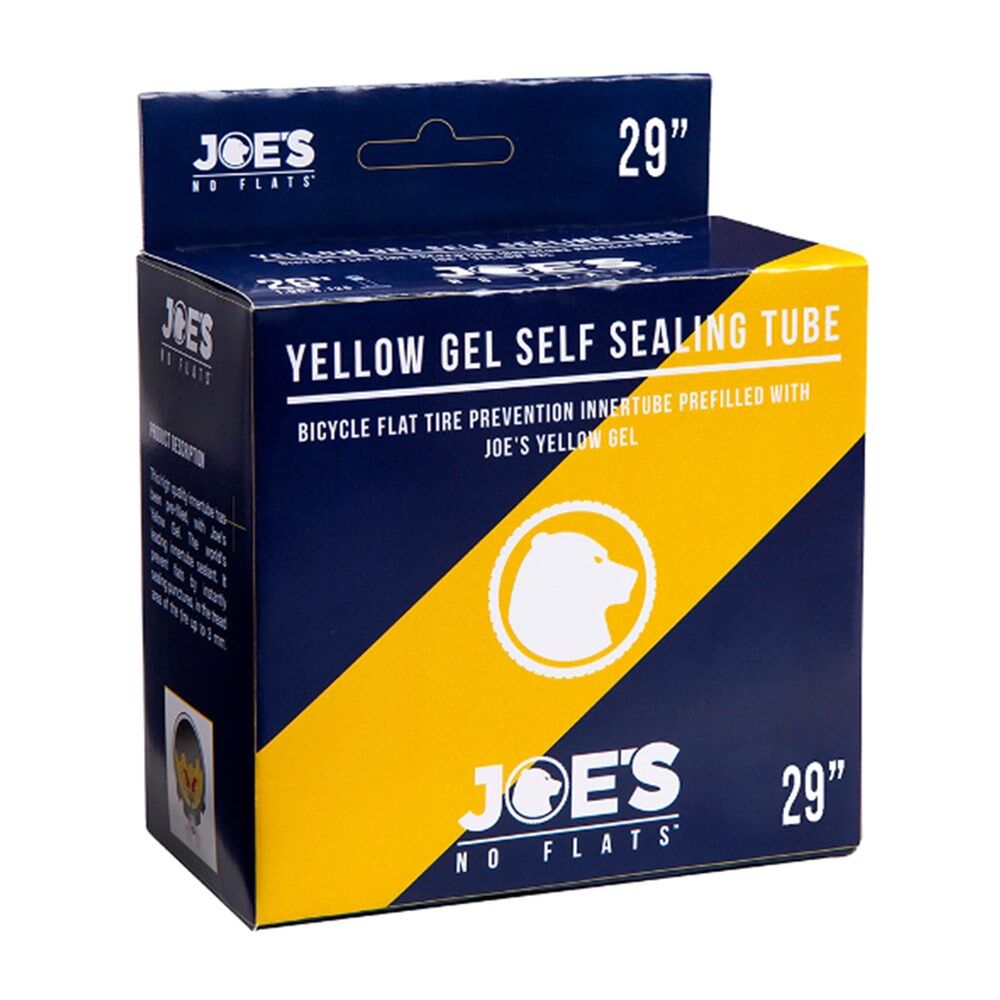 JOES NO-FLATS Yellow Gel Self-Sealing Tube 29 x 1.9/2.35 PV 48mm