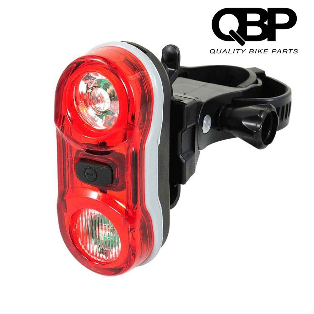 QBP Rear Light Battery Dual Flash 2.5 Watt 25 Lumens Nichia Lens