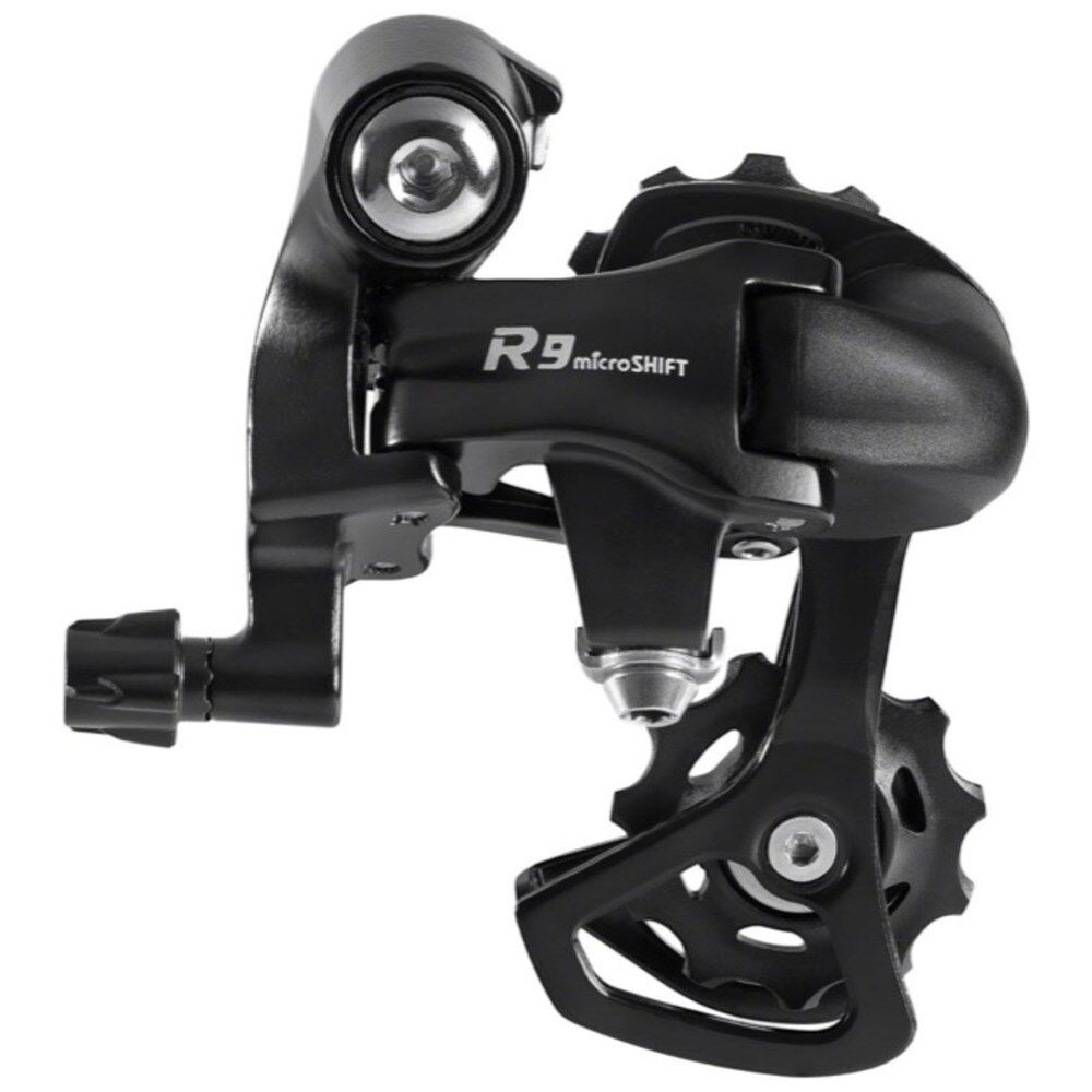 MICROSHIFT Rear Derailleur R9 RD-R42S 2 x 9/10 Speed Short Cage 11-28T (Shimano Road) Black