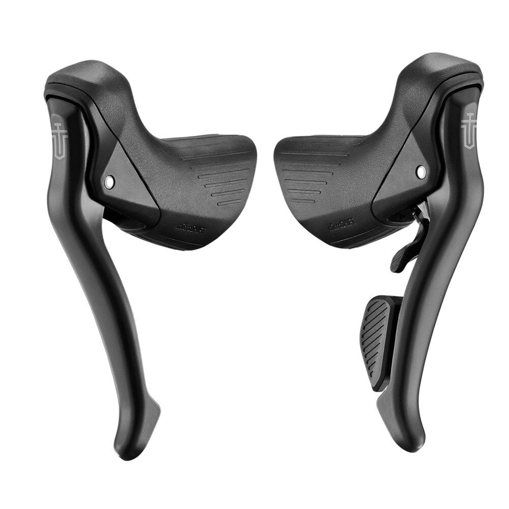 MICROSHIFT Sword Black Gravel Drop Bar Shifter Pair 1x9 Speed
