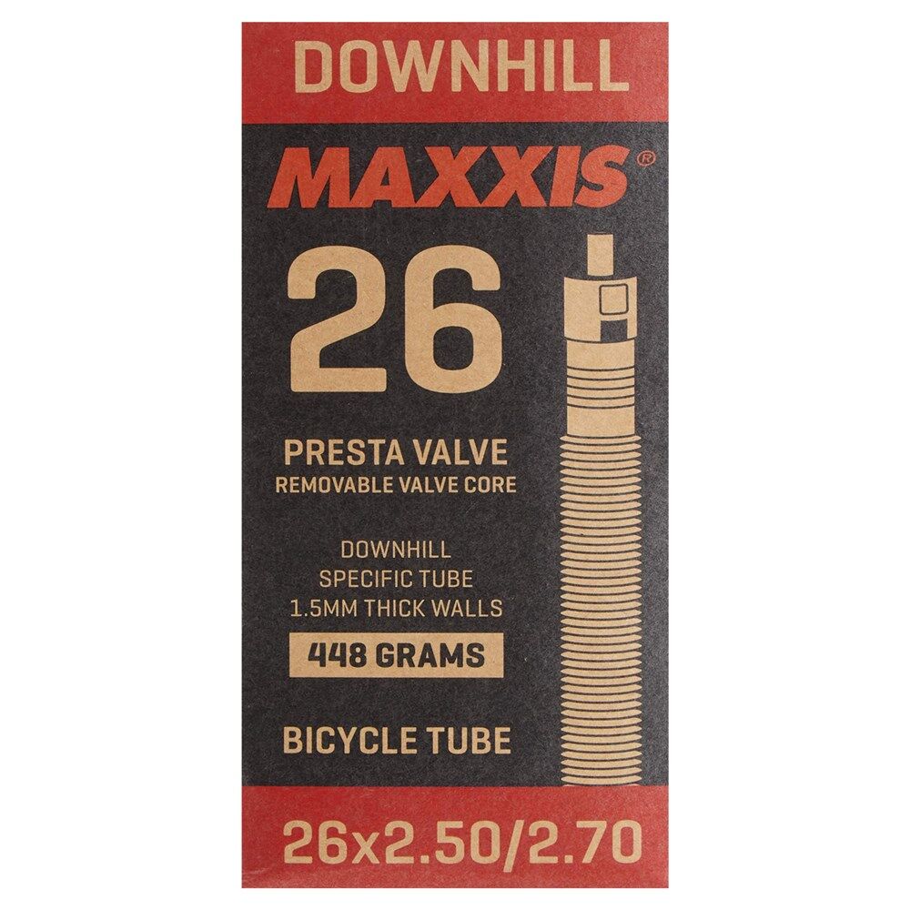 MAXXIS Tube Downhill 1.5mm 26 x 2.5 3.0 Removable Valve Core PV48