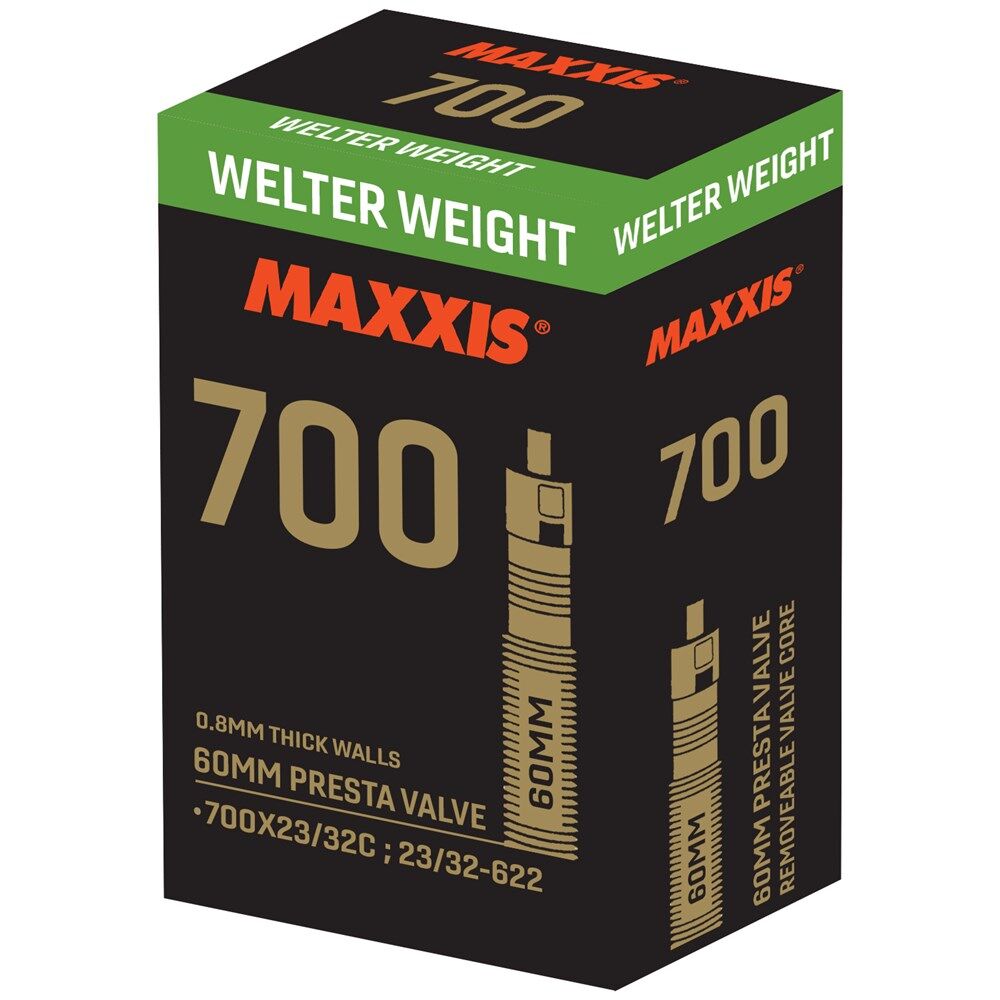 MAXXIS Tube Welterweight 700 X 23/32 PV60 Removable Presta Valve Core