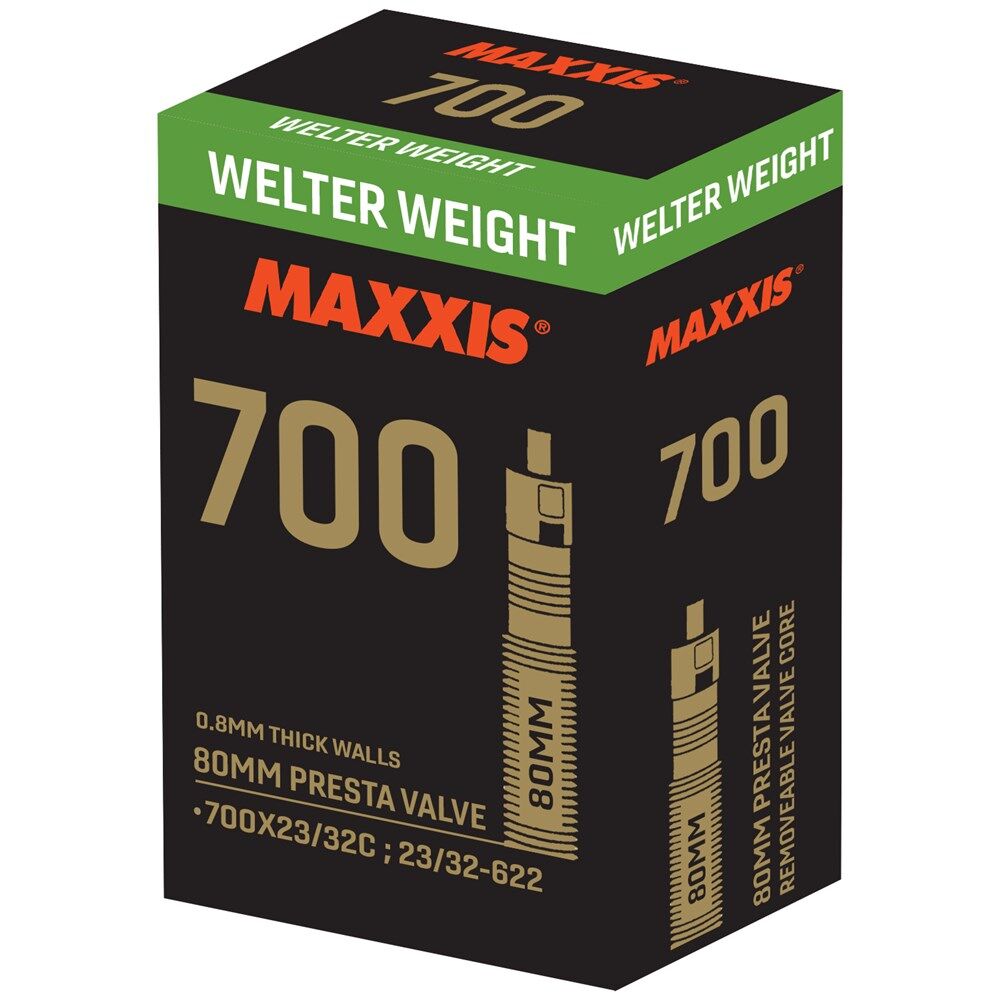 MAXXIS Tube Welterweight 700 X 23/32 PV80 Removable Presta Valve Core