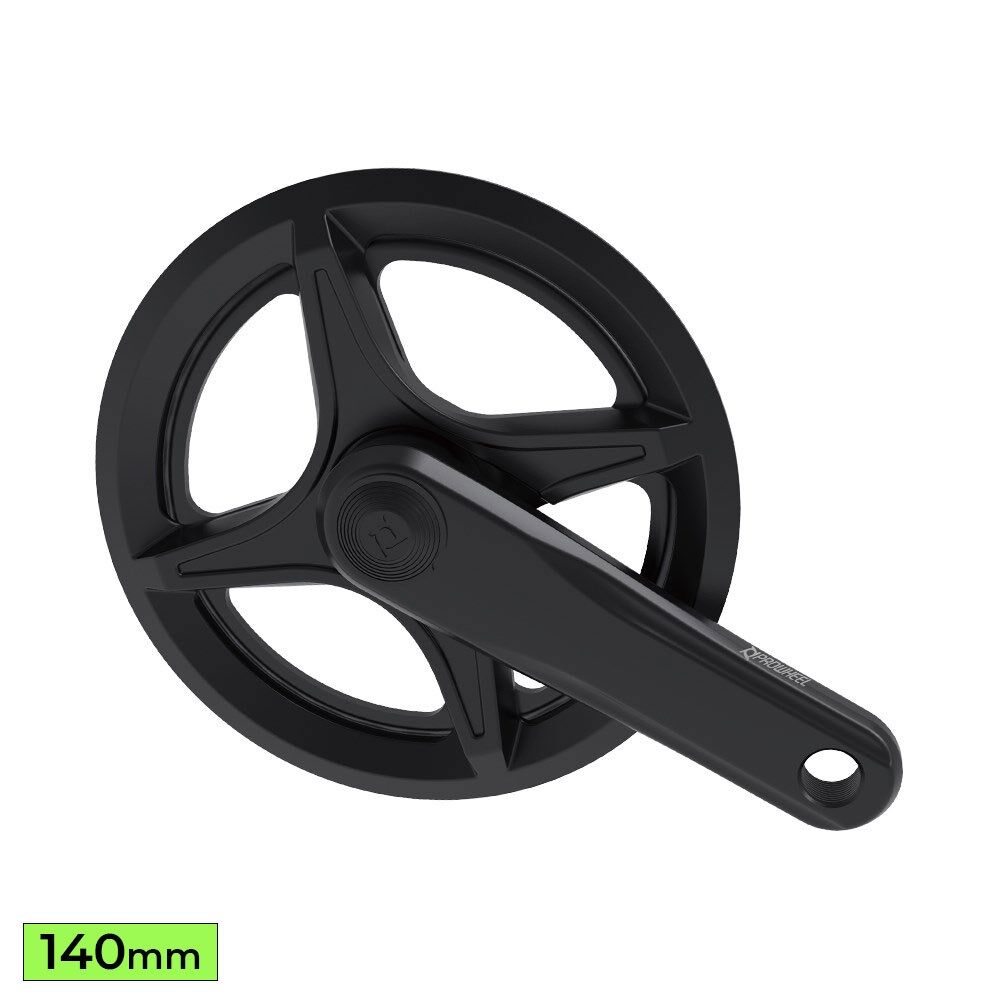 PROWHEEL Crankset A10KPP Junior 1x Square Taper With Chain Guard 140mm Length