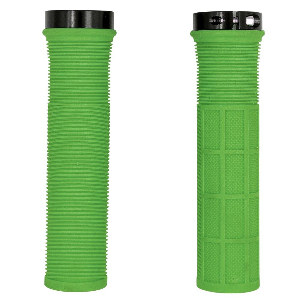 QBP Grip Mtb Lock On Single 130mm Lime