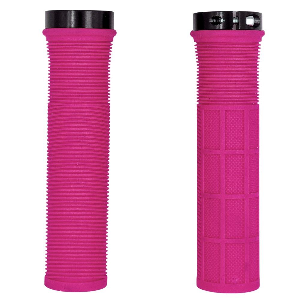 QBP Grip Mtb Lock On Single 130mm Pink