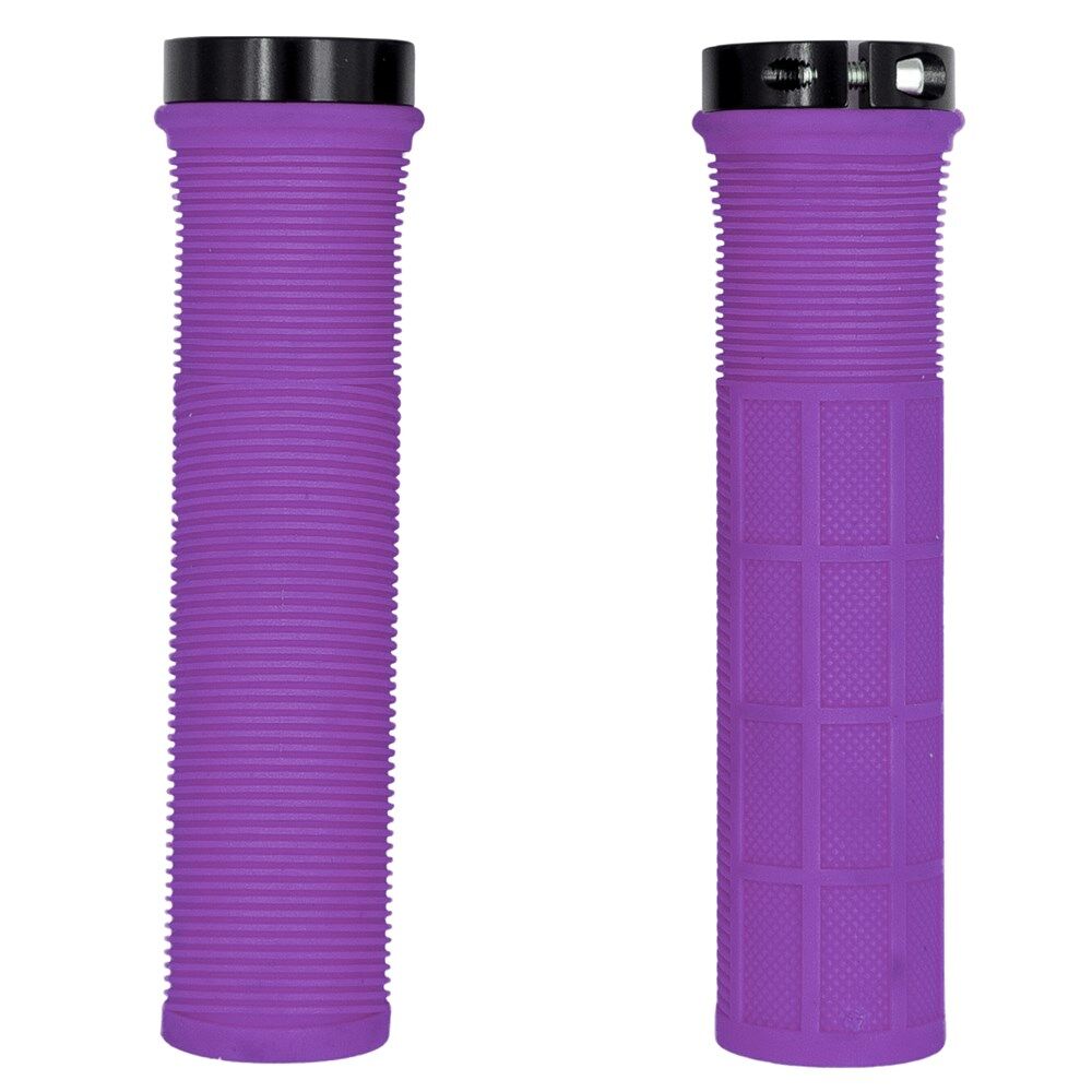 QBP Grip Mtb Lock On Single 130mm Purple