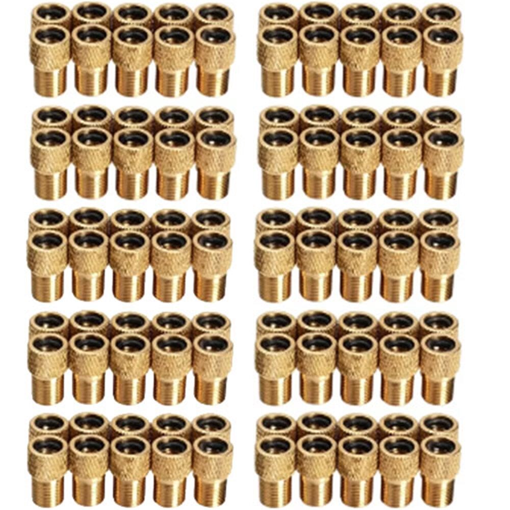 QBP Valve Adaptor Presta To Schrader Valve Jar 50 Piece