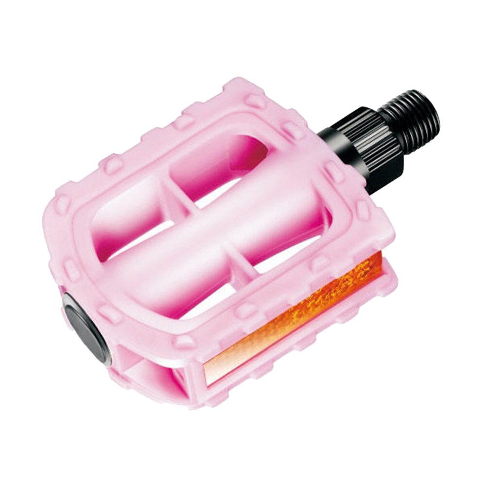 RASCAL Pedal Nylon Plastic 1/2 X 1/8 DU Bearings Pink