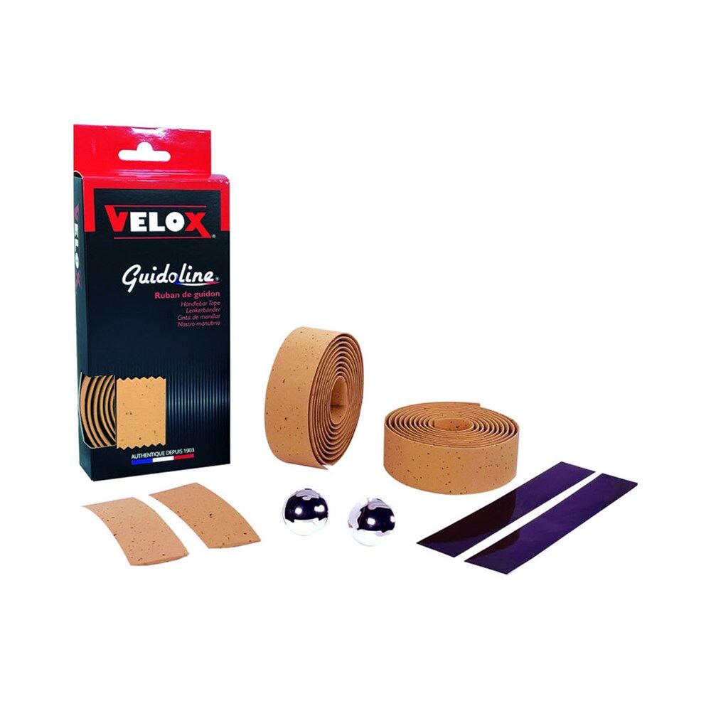 VELOX Bar Tape Guidoline Maxi Cork Brown