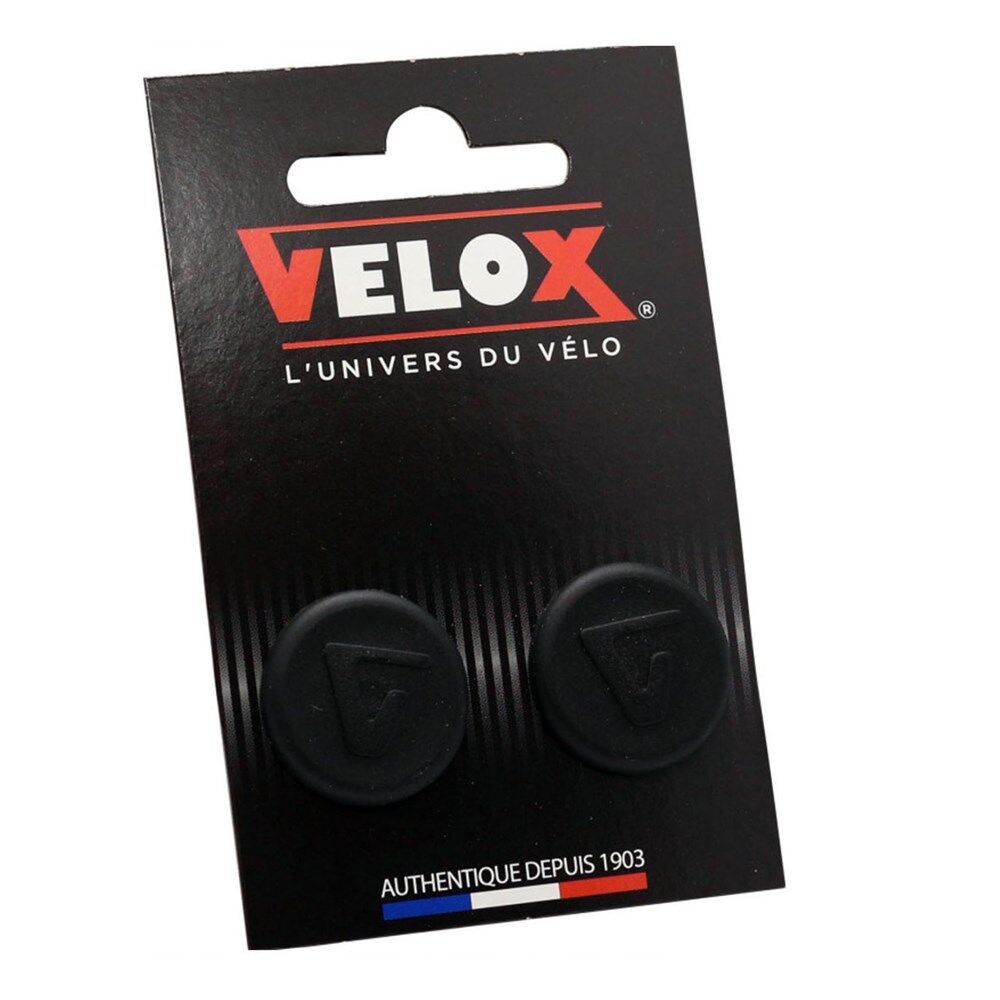 VELOX Handlebar Ends  Black 2 pack